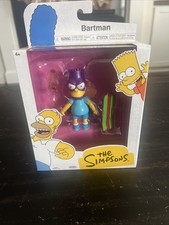 The Simpsons Bart Bartman Super Hero Figure Jakks Pacific 4" Matt Groening