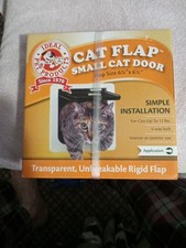 Ideal Pet Products Cat Flap Small Cat Door White installation