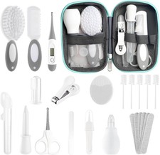 Baby Healthcare and Grooming Kit for Newborn Kids, 24PCS Upgraded Safety Baby