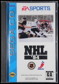 NHL 94 EA Sports 1994 Sega CD Sealed A Graded PSA 9.6 Only 1 Higher