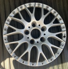 ✅ Genuine BMW E39 540i 5x120 BBS RS 740 17x8 Style 42 Wheel Center Face Silver