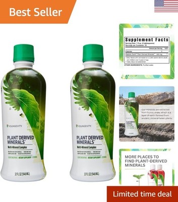 77+ Plant-Derived Liquid Minerals, 64 oz Total - Enhanced Nutrient Absorption