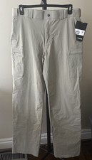 NWT BLAUER Pants Mens 36 8823 Stretch Tactical 6 Pocket Cargo Khaki Silver Tan