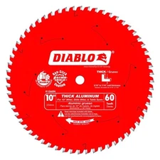 Diablo D1060N 60 Tooth Thick Aluminum Cutting Saw Blade 10 Dia. in.