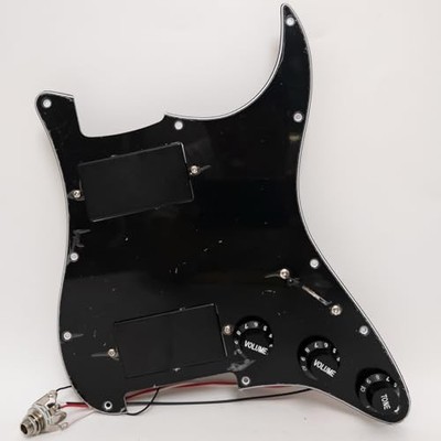Prewired Loaded Active Humbucker Pickups Pickguard Set for ST Guitar, with EM...