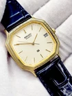 Men's Vintage 1981 Watch SEIKO 8222-5109 Gold Tone Stretch Band NEW BATTERY RUNS