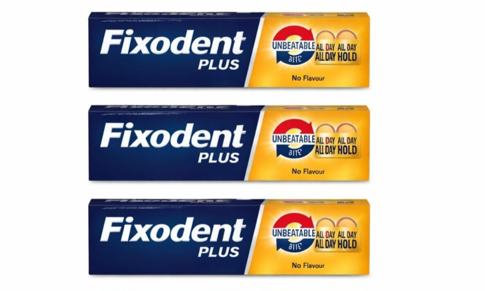 Fixodent Plus Unbeatable Bite Flavour Free 40g - Pack Of 6 - Image 7