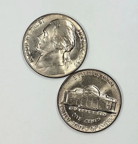 1955-P Jefferson Nickel — photo from another recent sale