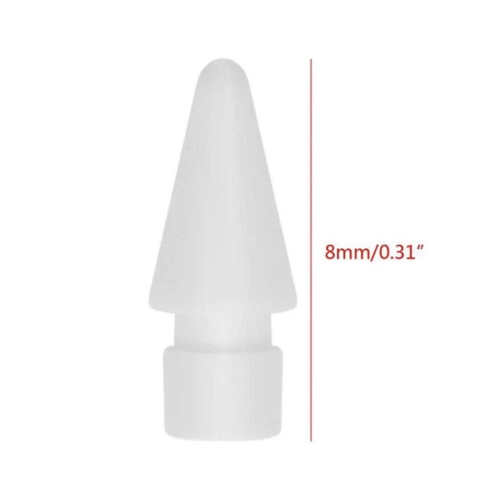 3x Apple Pencil Ersatzspitzen Stylus Nibs für Apple Pen 1-2. Gen Pro USB C - Bild 4 von 4