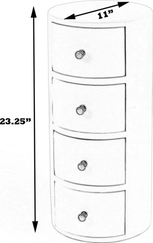 Handcrafted Sheesham Wood Storage Pedestal with Drawers - Picture 2 of 2