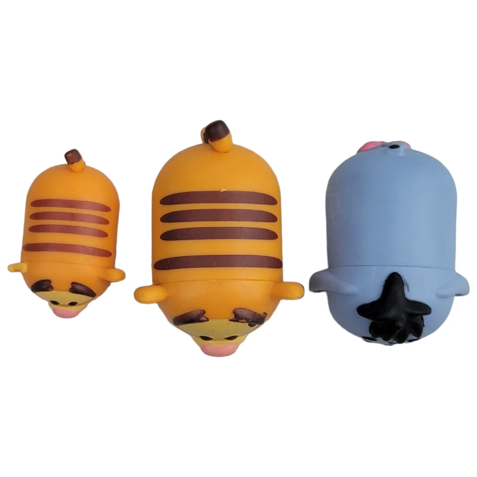 Disney Winnie the Pooh Tsum Tsum Set Vinyl Figures Tigger & Eeyore - Image 2 of 4