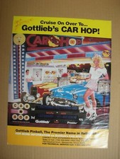 flyer de flipper Gottlieb: CAR HOP!