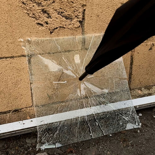 UZI Regenschirm zur Selbstverteidigung, unzerbrechlich und wirkungsvoll, 92 cm - Bild 7 von 9