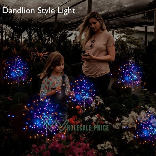 150 LED Solar Fire Flower Lights Outdoor Waterproof Path Lawn Garden Decor Lamp - Picture 44 of 58