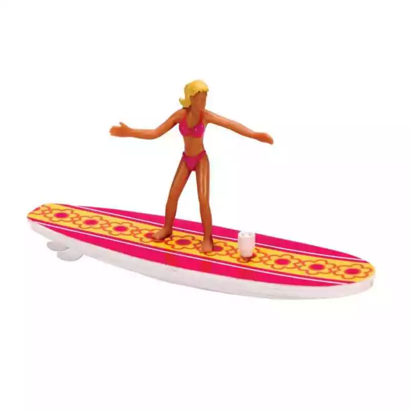 Wind Up Surfer Toy Boy Girl Surf Board