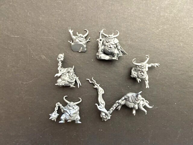 6 Нурглингов Великий Нечистый Нургл Демоны хаоса Warhammer 40K Age of Sigmar