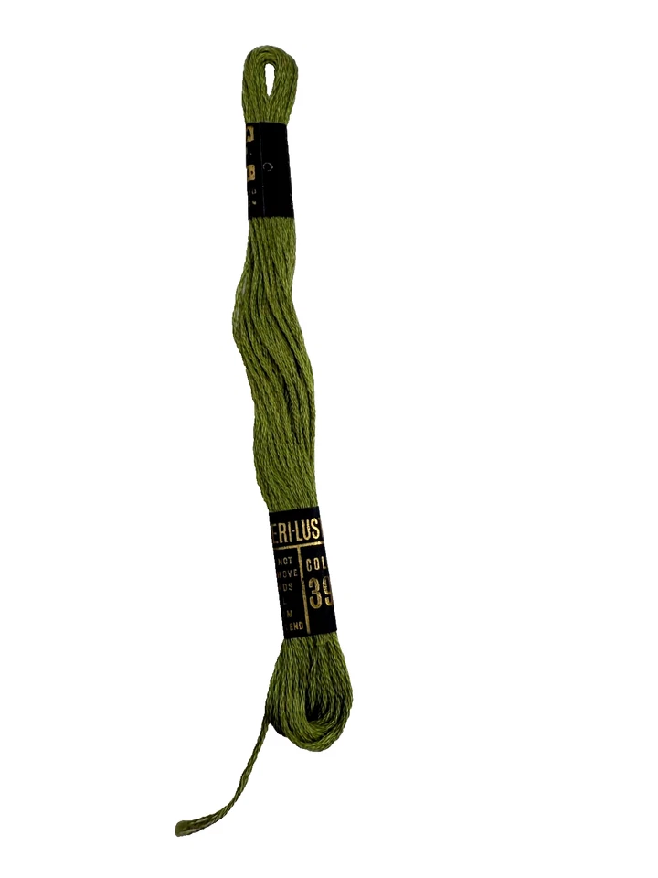 Box of 36 Skeins Peri-lusta Six-Stand Cotton Embroidery Floss Color 390 - Image 4 of 4