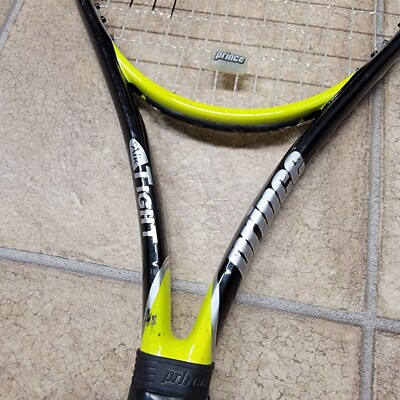 Raquette De Tennis Prince Triple Threat Oversize 105 – Manche 4 1/4 (2) Avec étui, état Impeccable