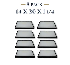 8 Pack of 14 x 20 x 1 1/4 Riker Display Cases Boxes for Collectibles Arrowheads