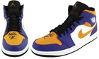 Magic Johnson Signed Air Jordan 1 Basketball SHOE (Beckett Witnessed) DISCOUNTED