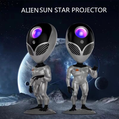 Star Projector 360° Rotating Alien Galaxy Projector Night Light for Bedroom,Bar