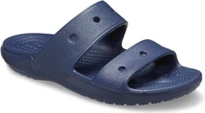 Crocs Classic Two-Strap Slide Sandals Navy US Men 8 Women 10