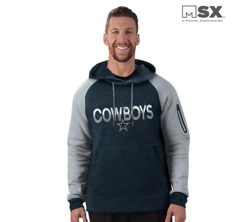 MSX by Michael Strahan for NFL Dallas Long Slv Pullover - Cowboys (L) a458414