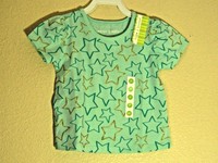 Peanut & Ollie Toddler Girls Shirt Top, Green With Shiny Gold Stars Sz 2t Peanut & Ollie Toddler Girls Shirt Top, Green With Shiny Gold Stars Sz 2t