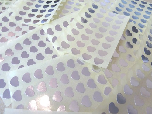 Small 10x8mm Heart Stickers, Self-Adhesive Coloured Hearts, Labels for Craft - Picture 23 of 33
