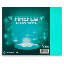 MVP Hive Firefly AQUA Glow Vinyl Sticker Sheet for Night Disc Golf 46 stickers