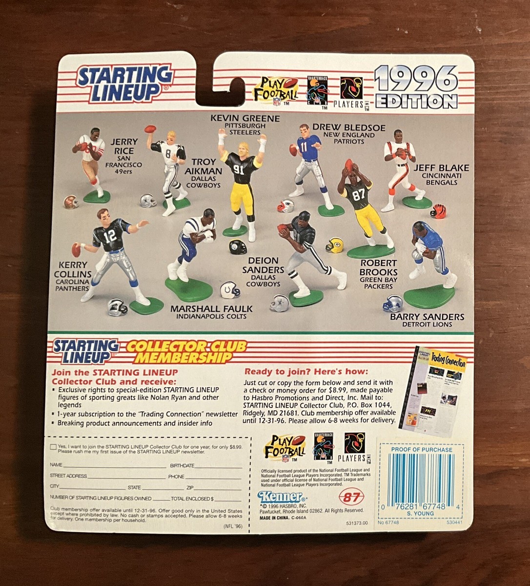 1995 Kenner Starting Lineup Deion Sanders San Francisco