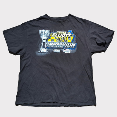 Hendrick Motors Sport T-Shirt Racing NASCAR Chase Elliott Champion 2020 Größe XL