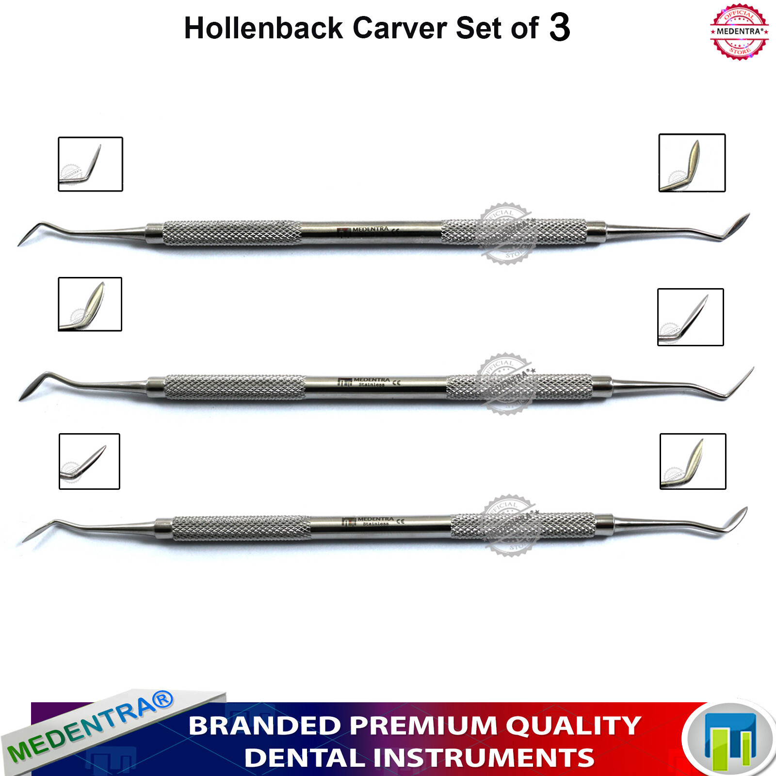 Hollenback Amalgam Carver Double Ended Dental And Wax Restorative