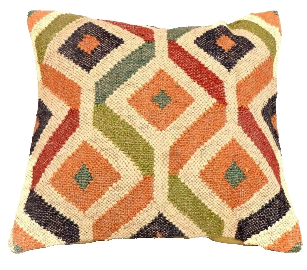 Vintage/Retro Abstract Square Home Décor Pillows