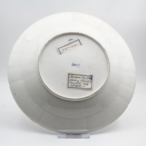 Teller, Meissen, reliefiertes Dekor "Dulong" um 1750 AL-01 - Bild 5 von 7