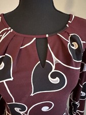 Elegant Ann Taylor Geometric Stretch Dress Womens Size XSP Business Casual Work