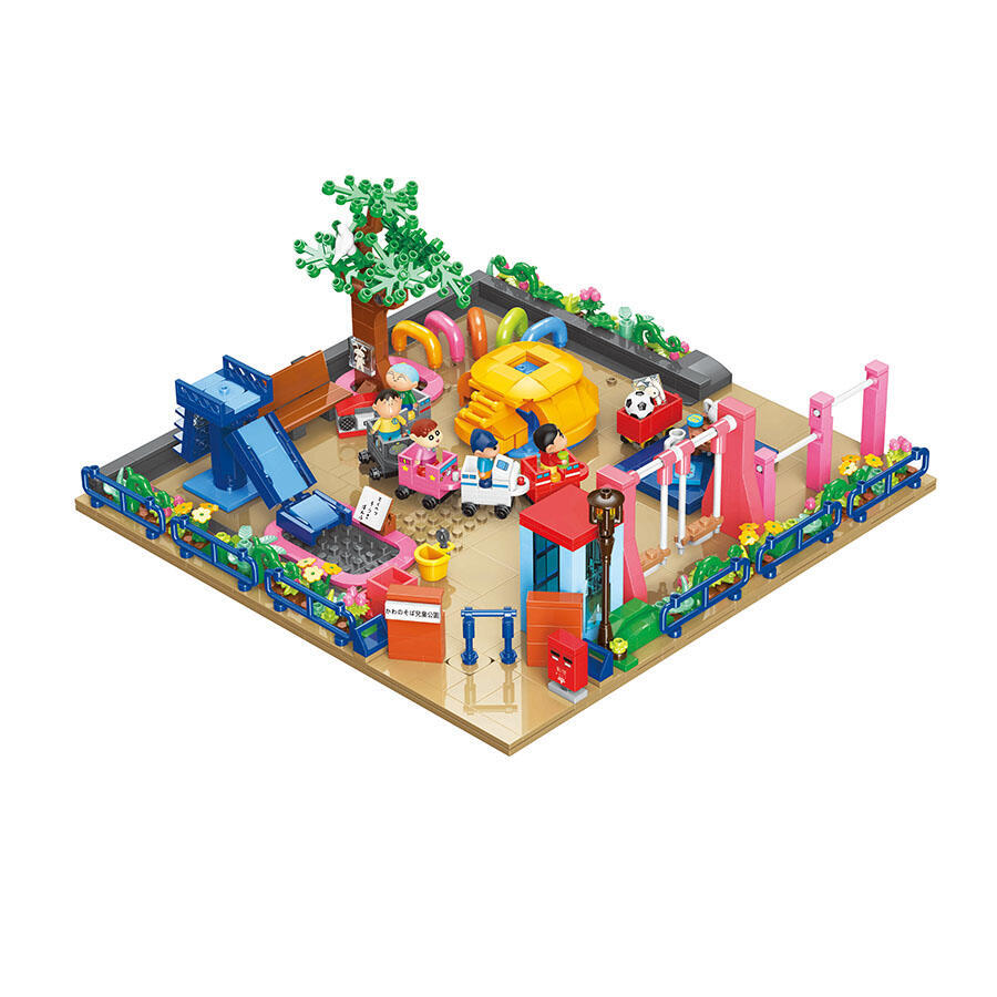 Qman Keeppley Building Blocks #K20616 - Crayon Shinchan Park