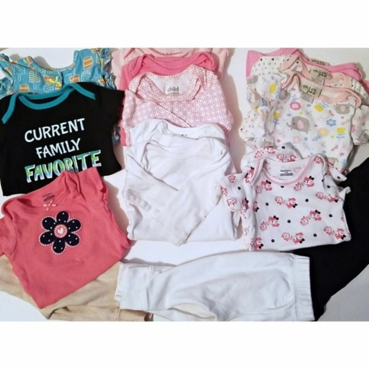 Multi-branded Baby Girls Bundle 3-6 mths 15 pieces