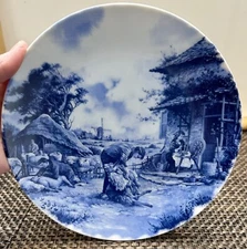 Vintage 1984 Delft Blauw Ter Steege BV Collector Plate