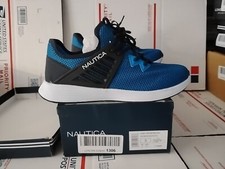 Nautica Sunset Lake Shoes Boat Shoes Size 5 Boys Navy Blue Brand New , 166
