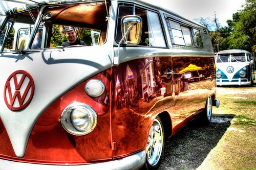 Canvas Wall Art Photo Print VW Vintage Classic Car Bus Camper Volkswagen Framed - Picture 21 of 43