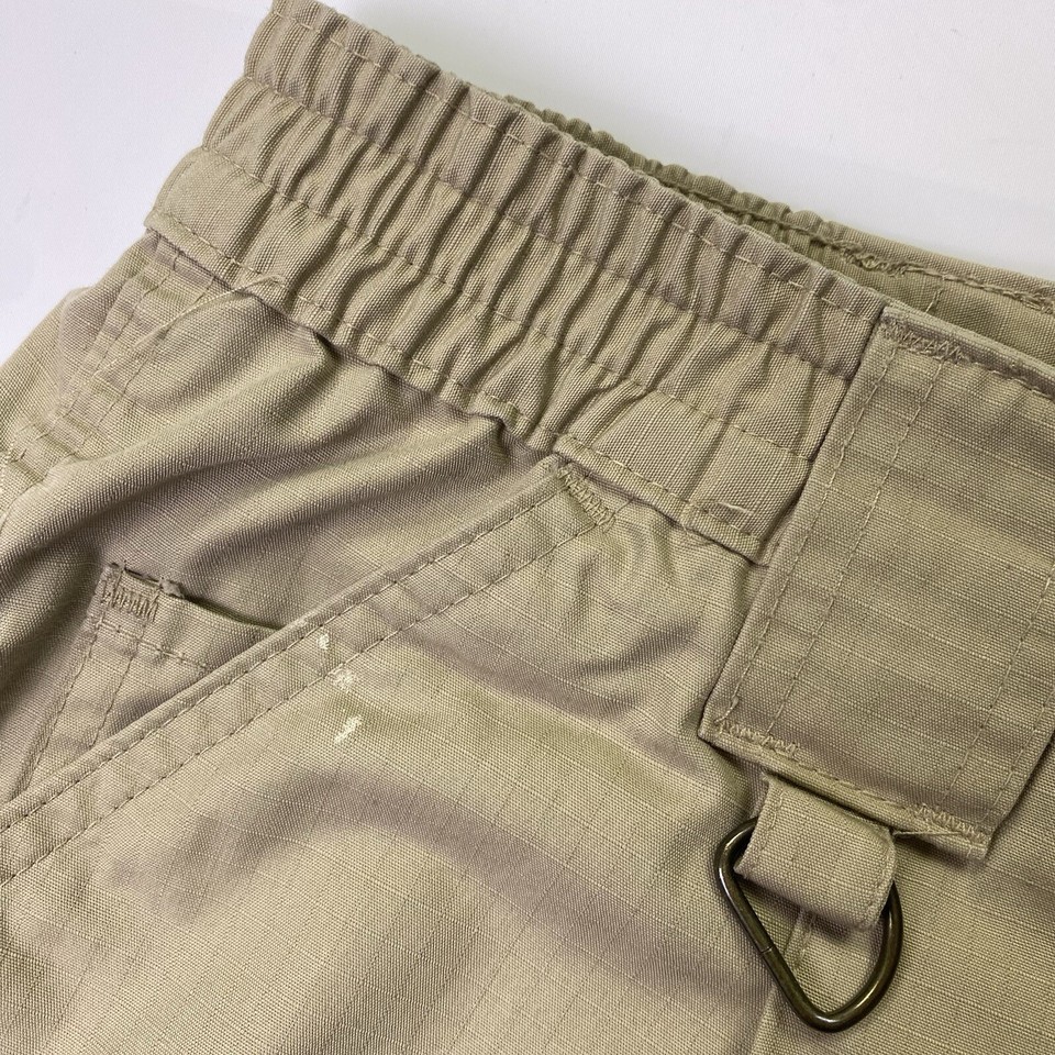 Propper Mens 38x36 Beige Tactical Uniform Cargo Pants Elastic Waist
