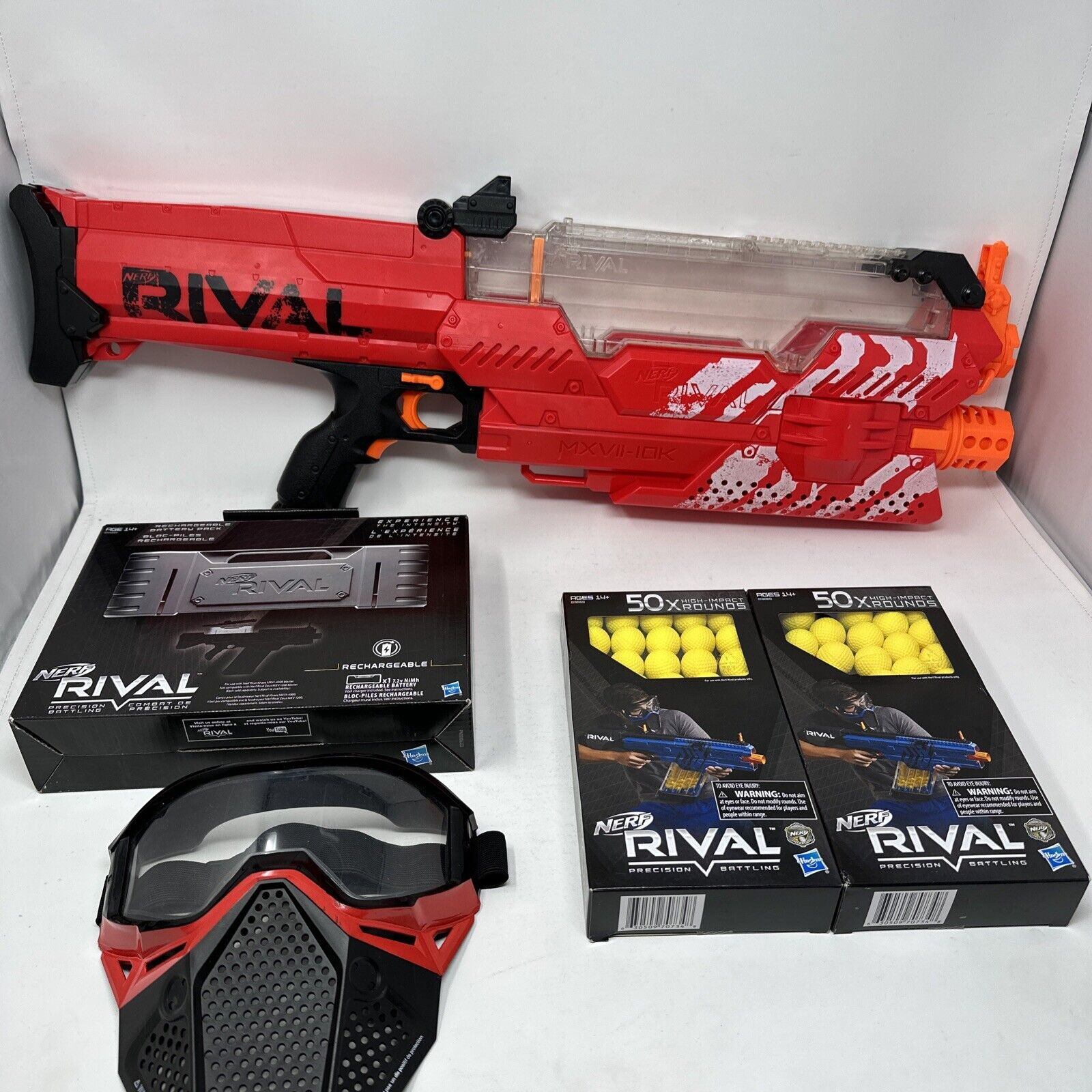 Nerf N-Strike Deploy CS-6 Dart Blaster Gun Tactical Flood Light