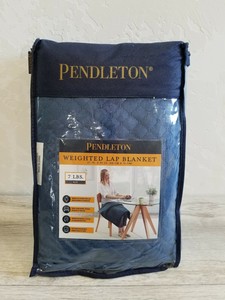 Pendleton Weighted Lap Blanket, 27" x 30", 7 lbs, Blue | eBay