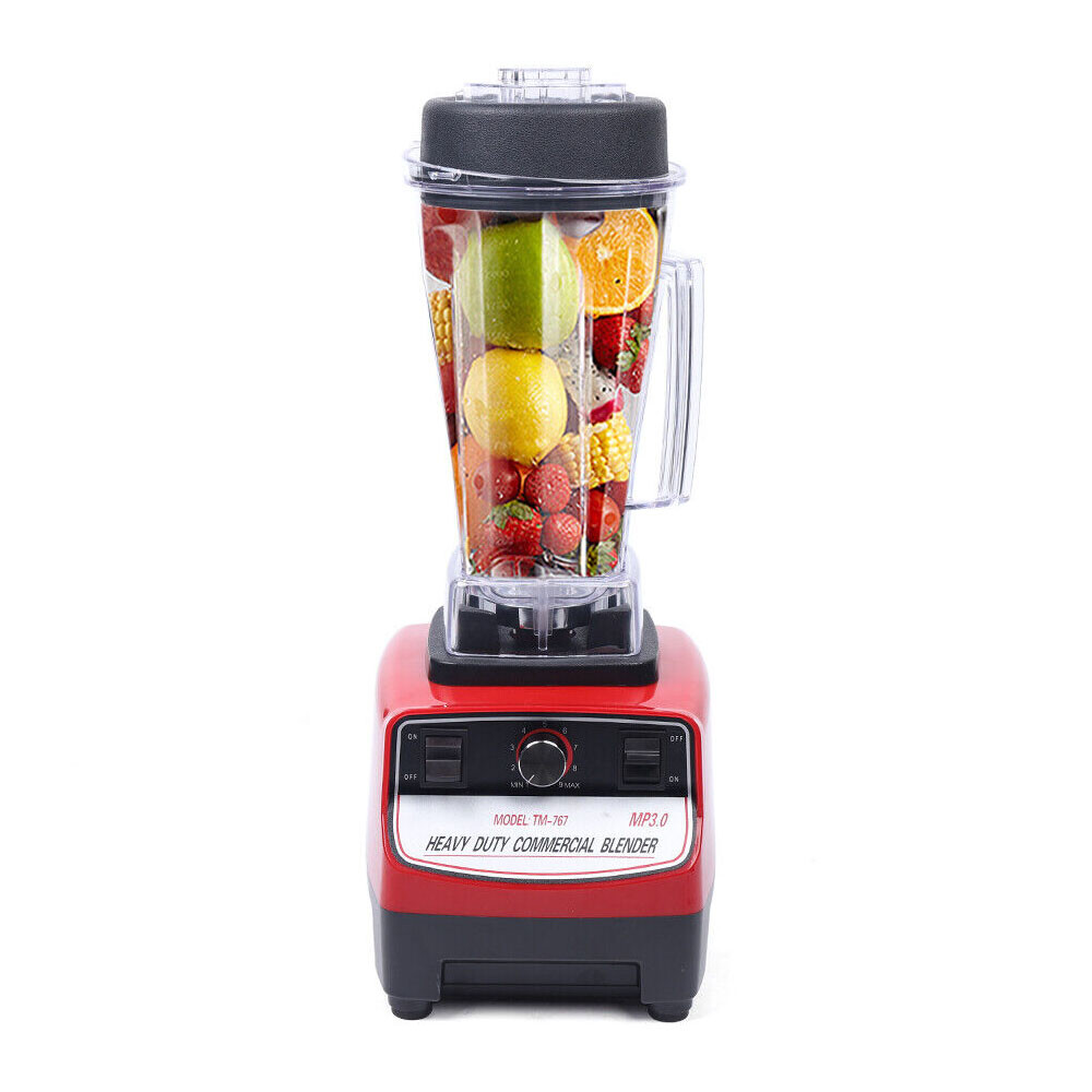 Professional Blender Plastic Heavy Duty Commercial Blender Mixer Juicer US