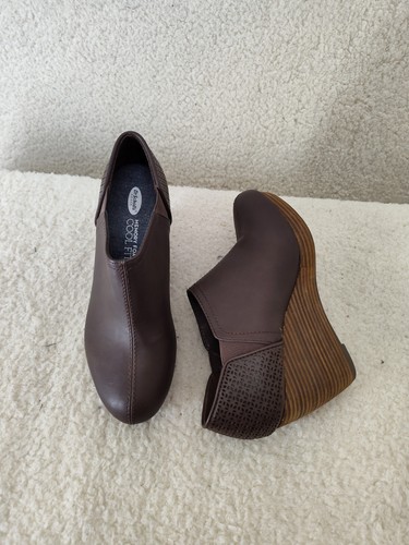 Scarpe Dr. Scholl's Harlow donna zeppa 6,5 W marrone slip on memory foam vestibilità cool - Foto 5 di 21