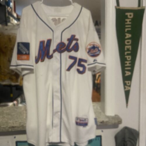 New York Mets 2009 Inaugural Season FRANCISCO RODRIGUEZ Jersey Sz. 54 Citi Field - Picture 3 of 8