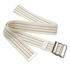Gait Transfer Belt Support for Caregiver Home Health Aid Seniors White 