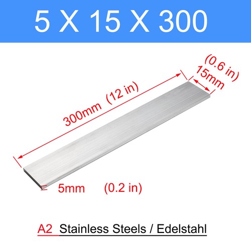 Edelstahl Flachmaterial V2A Flachstange Flacheisen VA Flach Flachstahl Geländer - Bild 79 von 108