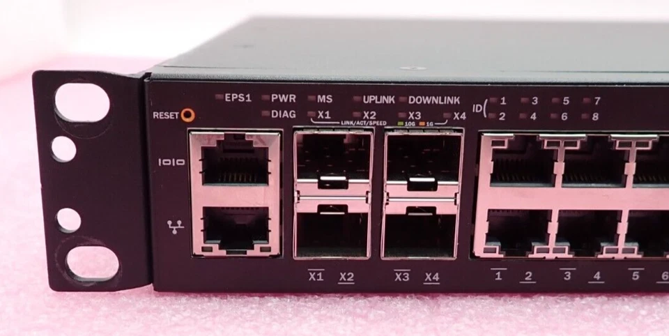 Brocade ICX 6450-48 48x Gigabit Ethernet + 4x 1/10Gb SFP Port Switch (2x10G Lic) - Image 2 of 4